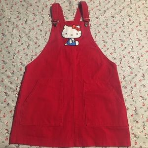Cute Overall Hello Kitty Dress / Skirt